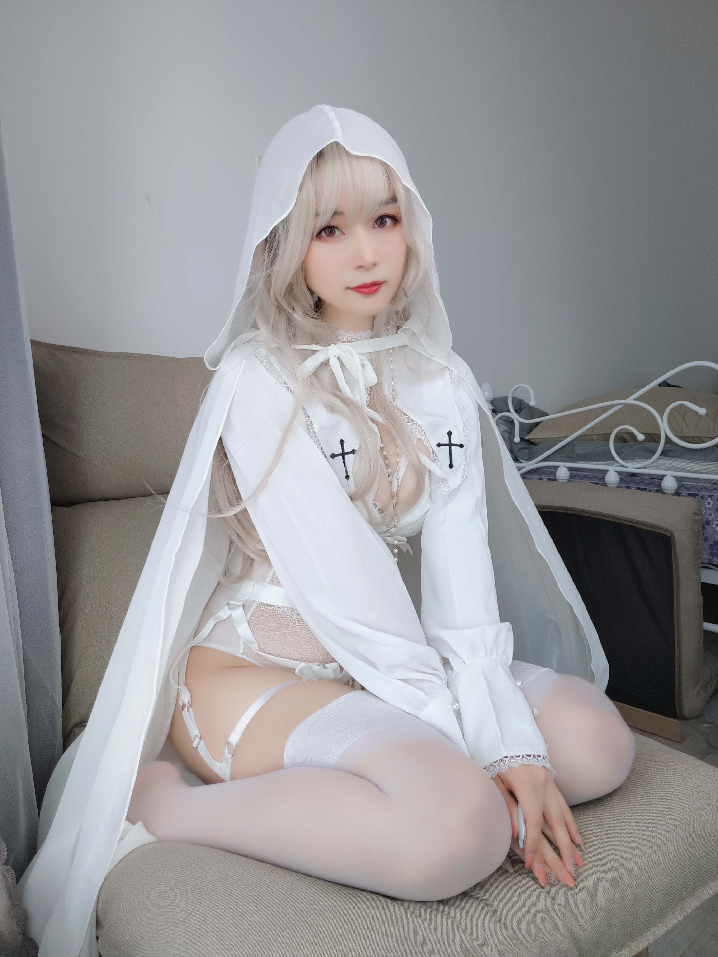 [Coser小姐姐白银]NO.018纯白圣女插图7